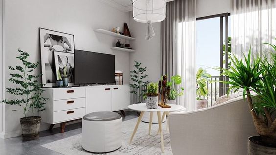 Décoration scandinave blanche